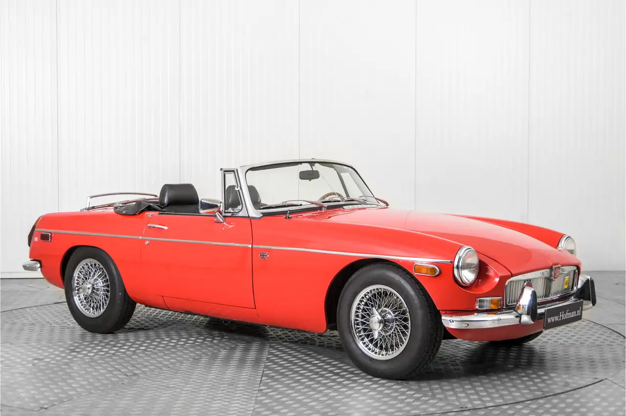 MG B Roadster overdrive, spaakwielen, foto 5