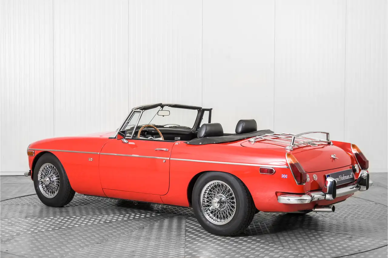 MG B Roadster overdrive, spaakwielen, foto 6