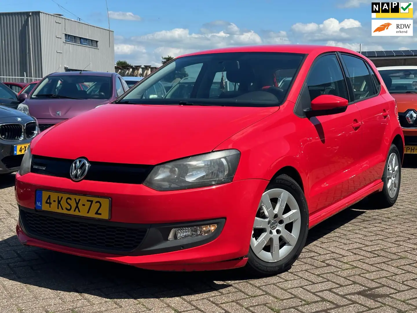 Volkswagen Polo 1.2 TDI BlueMotion Red - 1