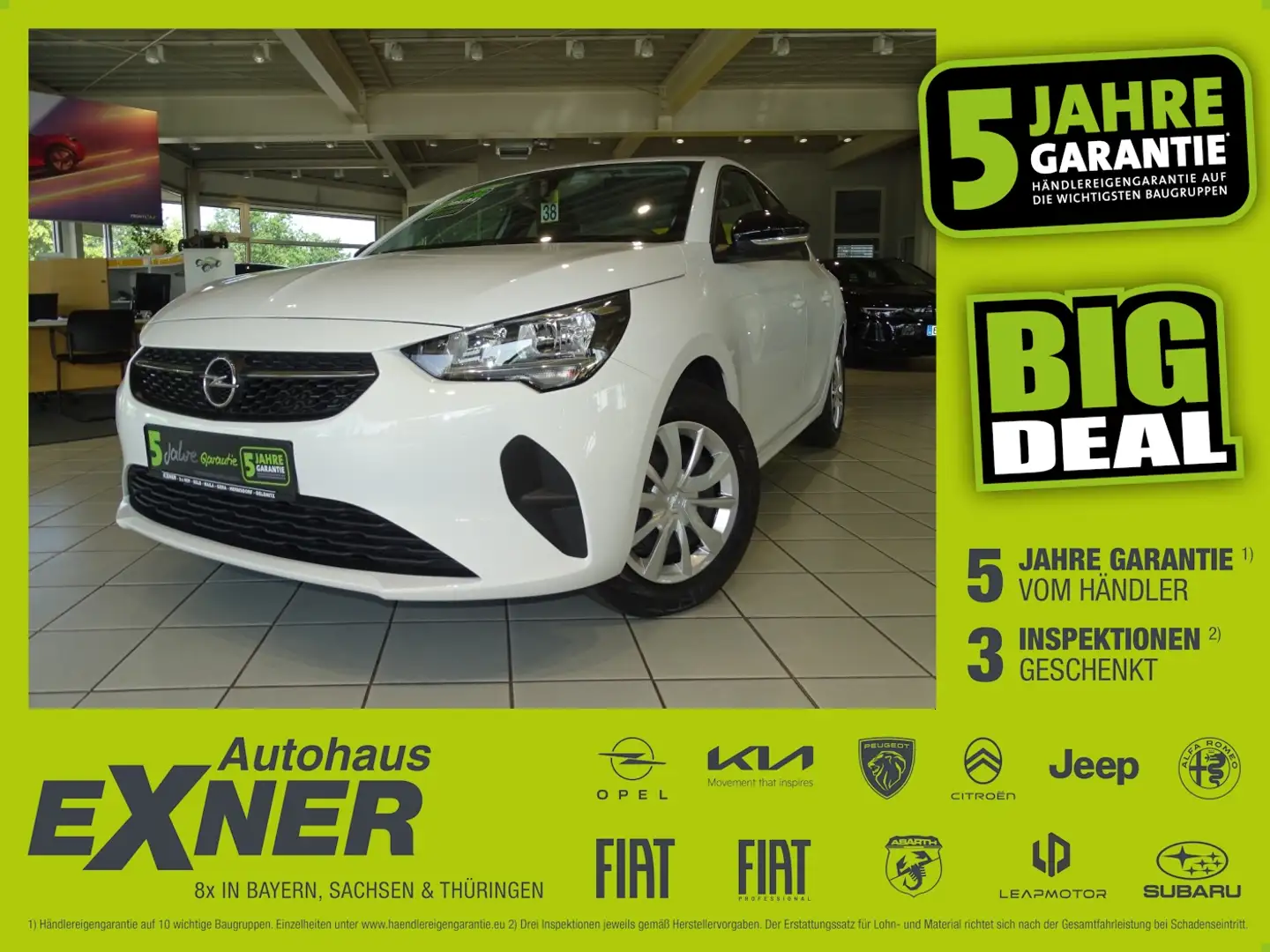 Opel Corsa F 1.2 EDITION Klimaanlage Weiß - 1