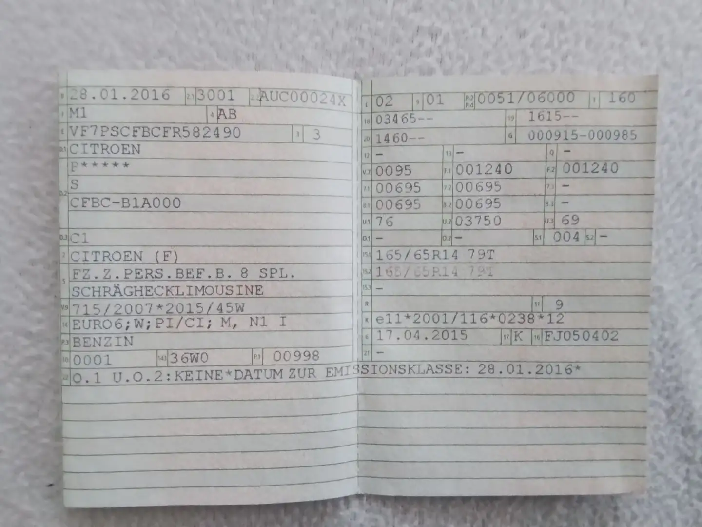 Citroen C1 Schwarz - 1