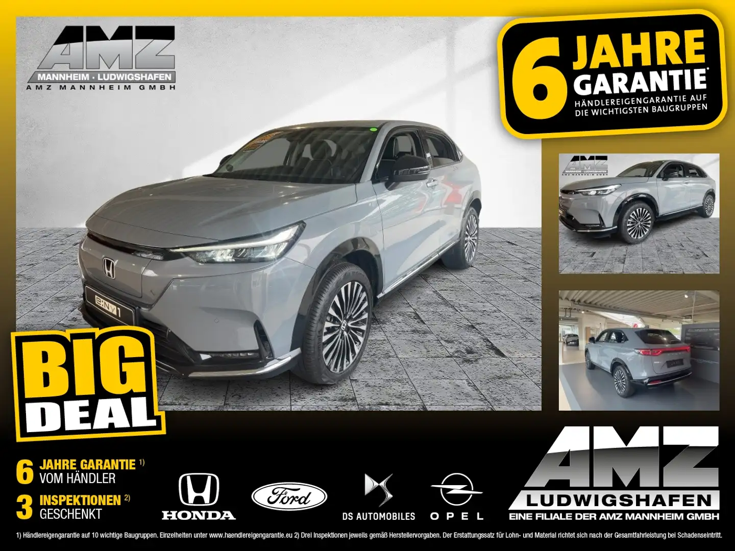 Honda e:Ny1 ACC+LED+Navi+SHZ+2xKlima+Fernlichtass.+LM Szürke - 1