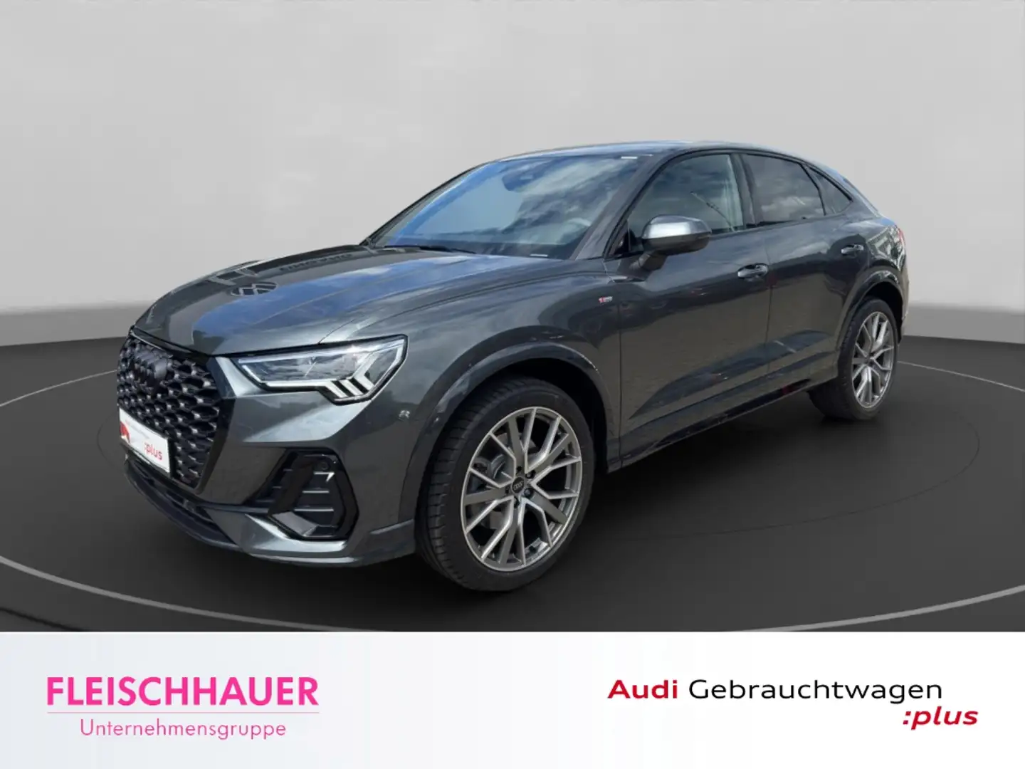 Audi Q3 Sportback 40 TFSI quattro S line LED+AHK+NAVI+CARP Grau - 1