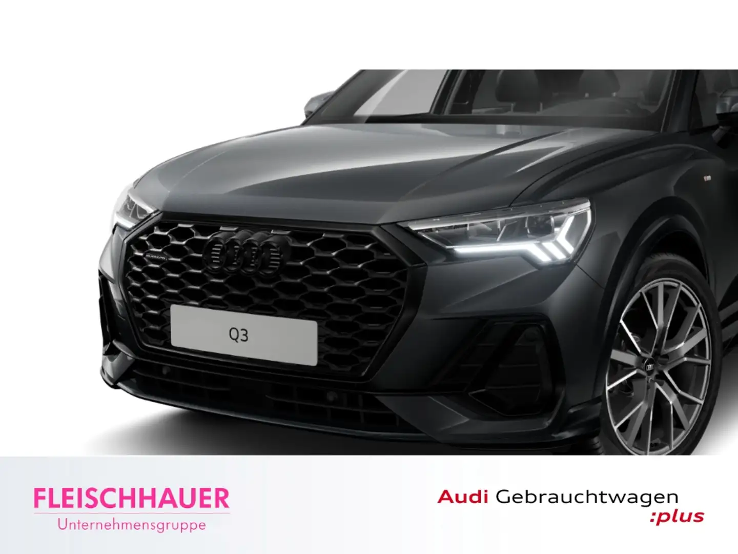 Audi Q3 Sportback 40 TFSI quattro S line LED+AHK+NAVI+CARP Grau - 1