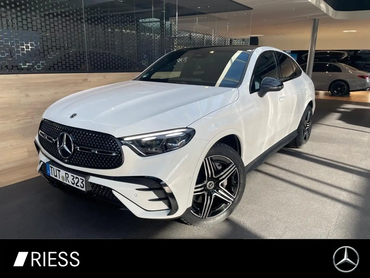 Mercedes-Benz GLC 200 d 4M Coupé AMG+AHK+PANO+20"+DIGITALLIGHT Weiß - 1