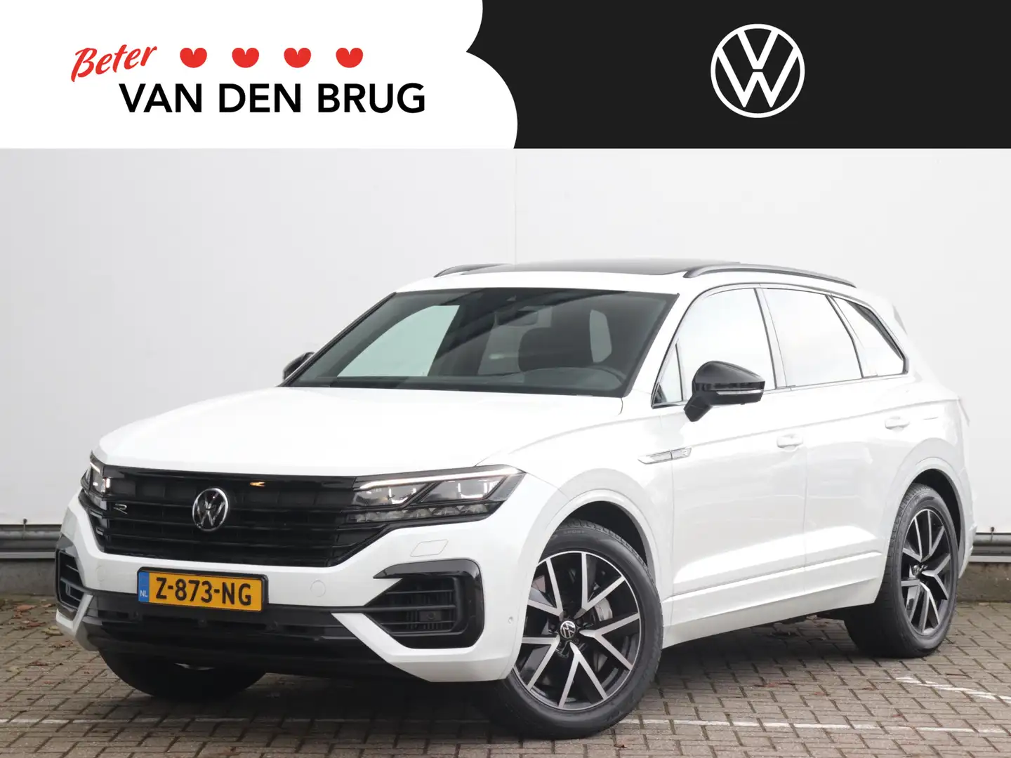Volkswagen Touareg R 3.0 TSI 462PK eHybrid 4MOTION 462pk | Luchtverin Bianco - 1