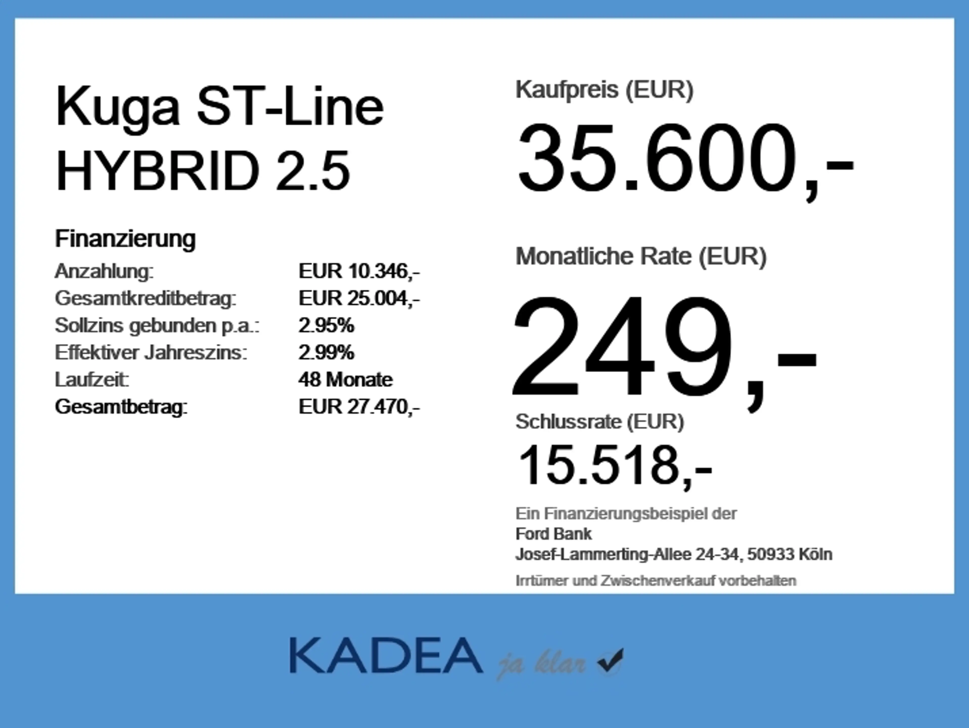 Ford Kuga ST-Line HYBRID 2.5 NAV*4XSHZ*LED-MATRIX*PDC — photo 6