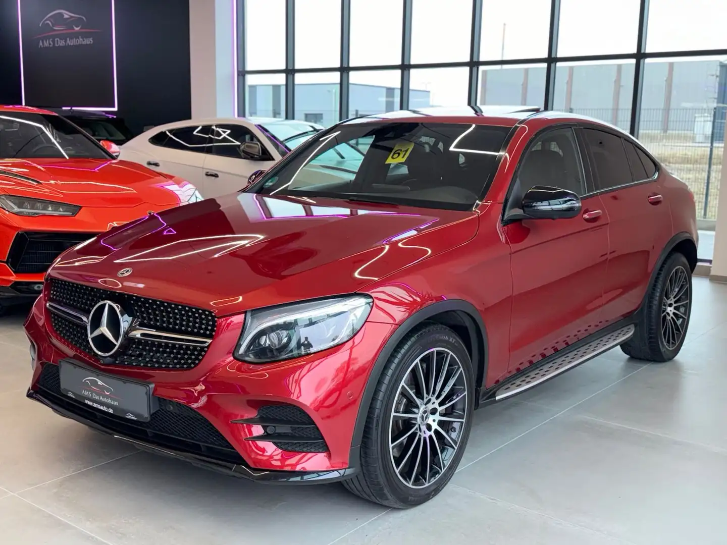 Mercedes-Benz GLC 350 d 4Matic AMG Navi LED Rot - 2