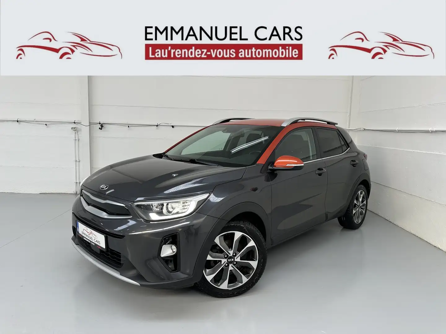 Kia Stonic 1.4i Bi-Tons. FULL OPTIONS (Cuir+Alu+CarPlay+...) Gris - 1