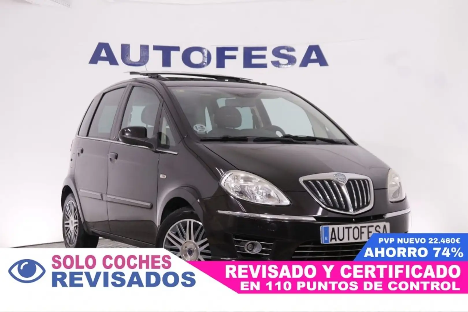 Lancia MUSA 1.3 MJET PLATINO 90CV 5P # TECHO ELECTRICO PANORAM Negro - 2