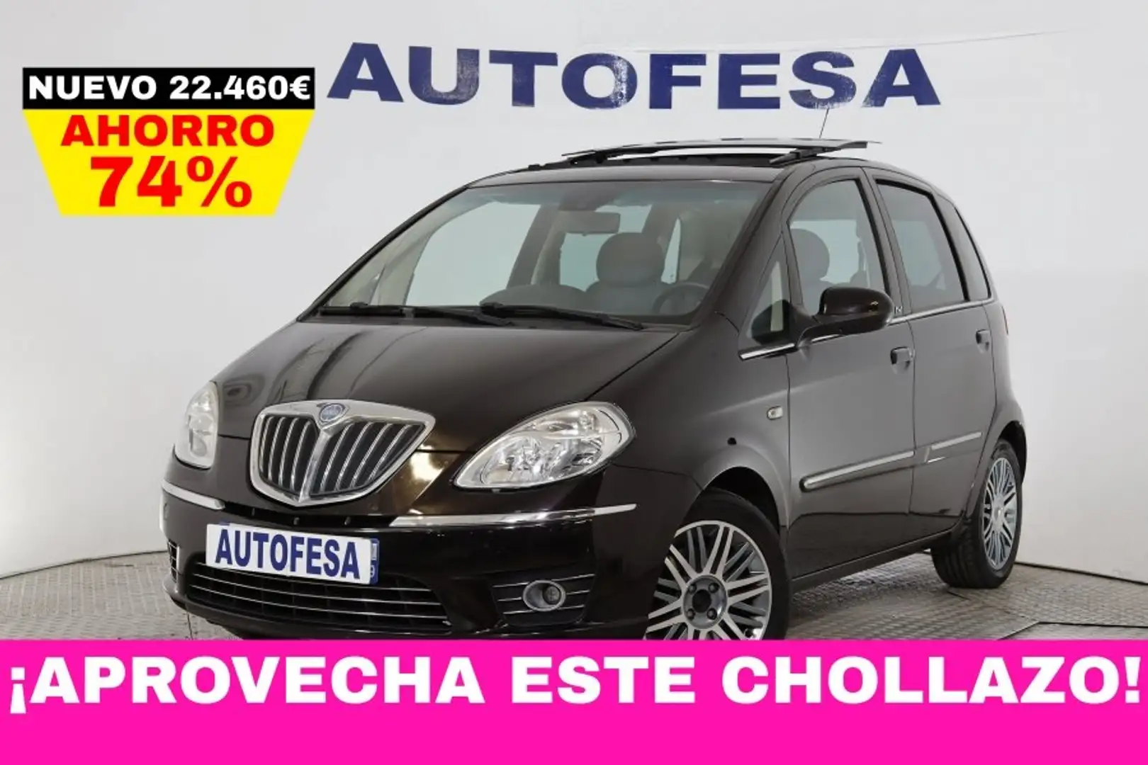 Lancia MUSA 1.3 MJET PLATINO 90CV 5P # TECHO ELECTRICO PANORAM Negro - 1
