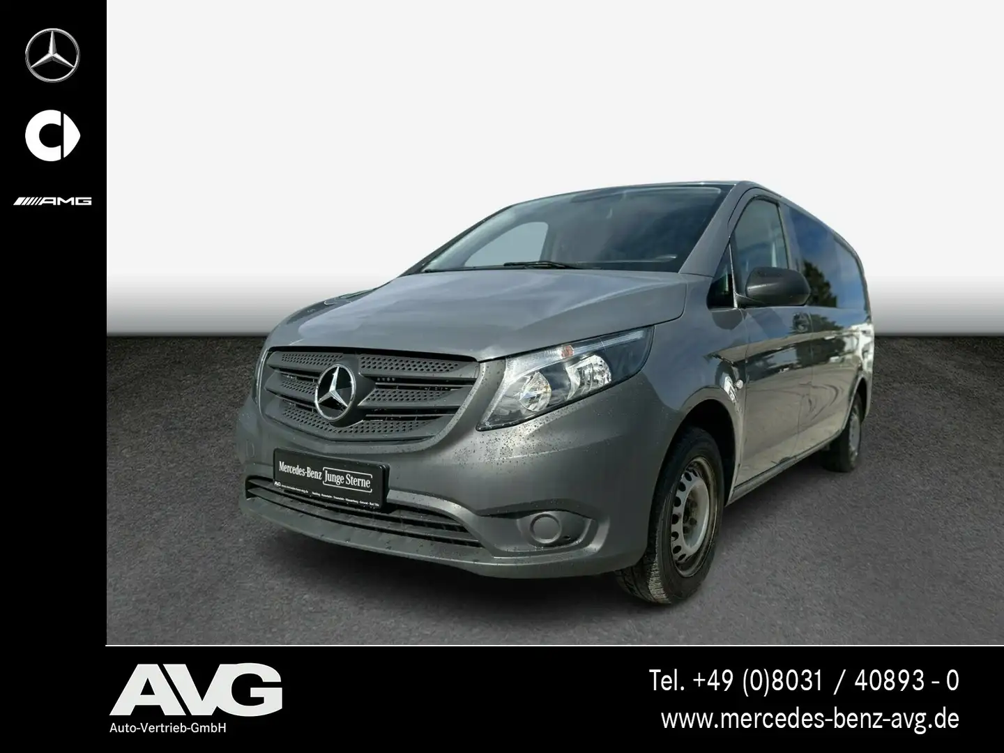 Mercedes-Benz Vito Vito 116 CDI Mixto Klima Navi RFK AHK 5-Sitzer Grau - 1