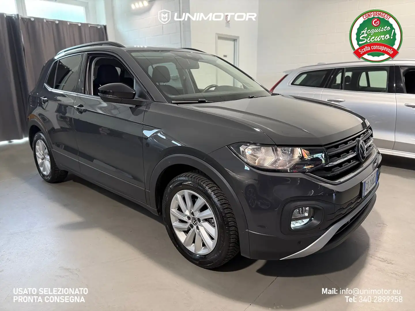 Volkswagen T-Cross Style 1.0 TSI 95cv Manuale Gris - 1