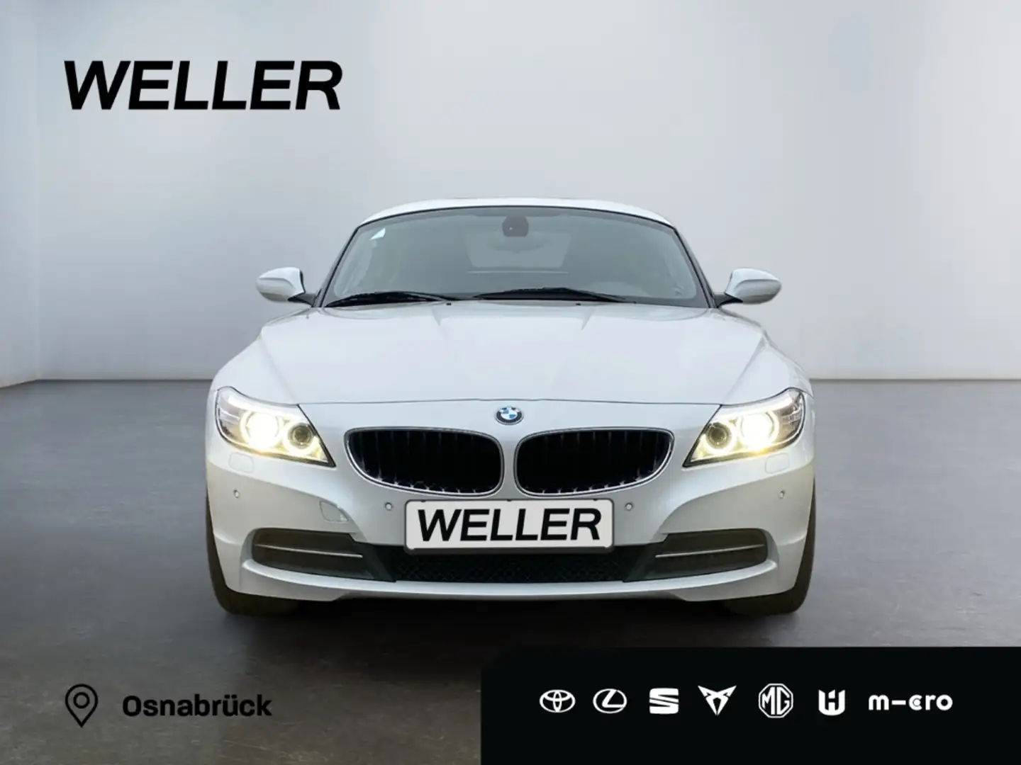 BMW Z4 sDrive18i *Xenon*Leder*Windschott*SHZ*PDC v+h* Weiß - 2