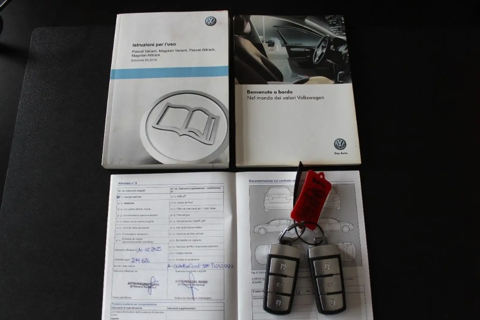 Volkswagen Passat VARIANT  2.0 TDI "Km E SERVICE CERTIFICATI" Argento - 2
