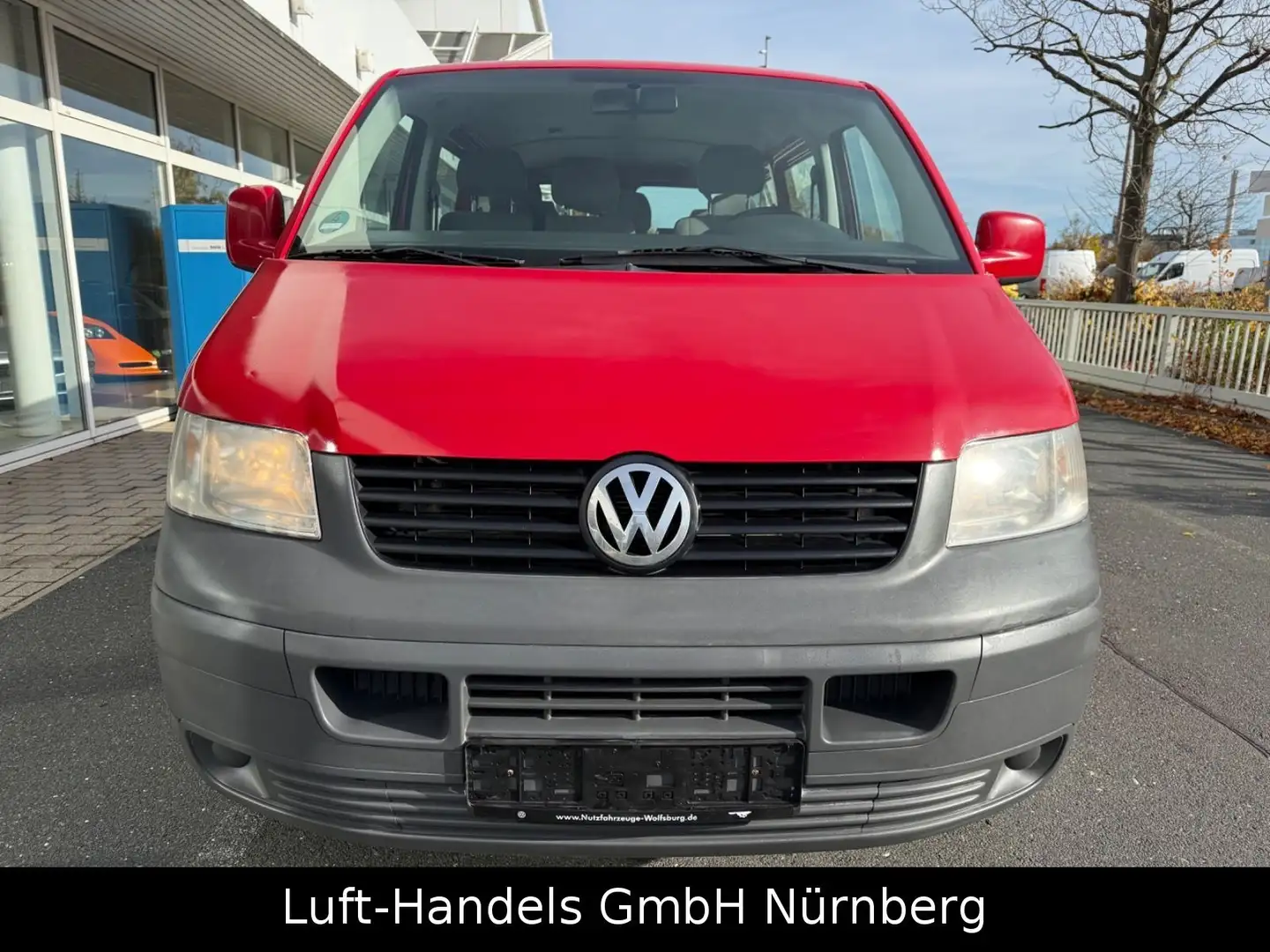 Volkswagen T5 Transporter Kombi 1.9 TDI City 9 Sitze Klima Rot - 2