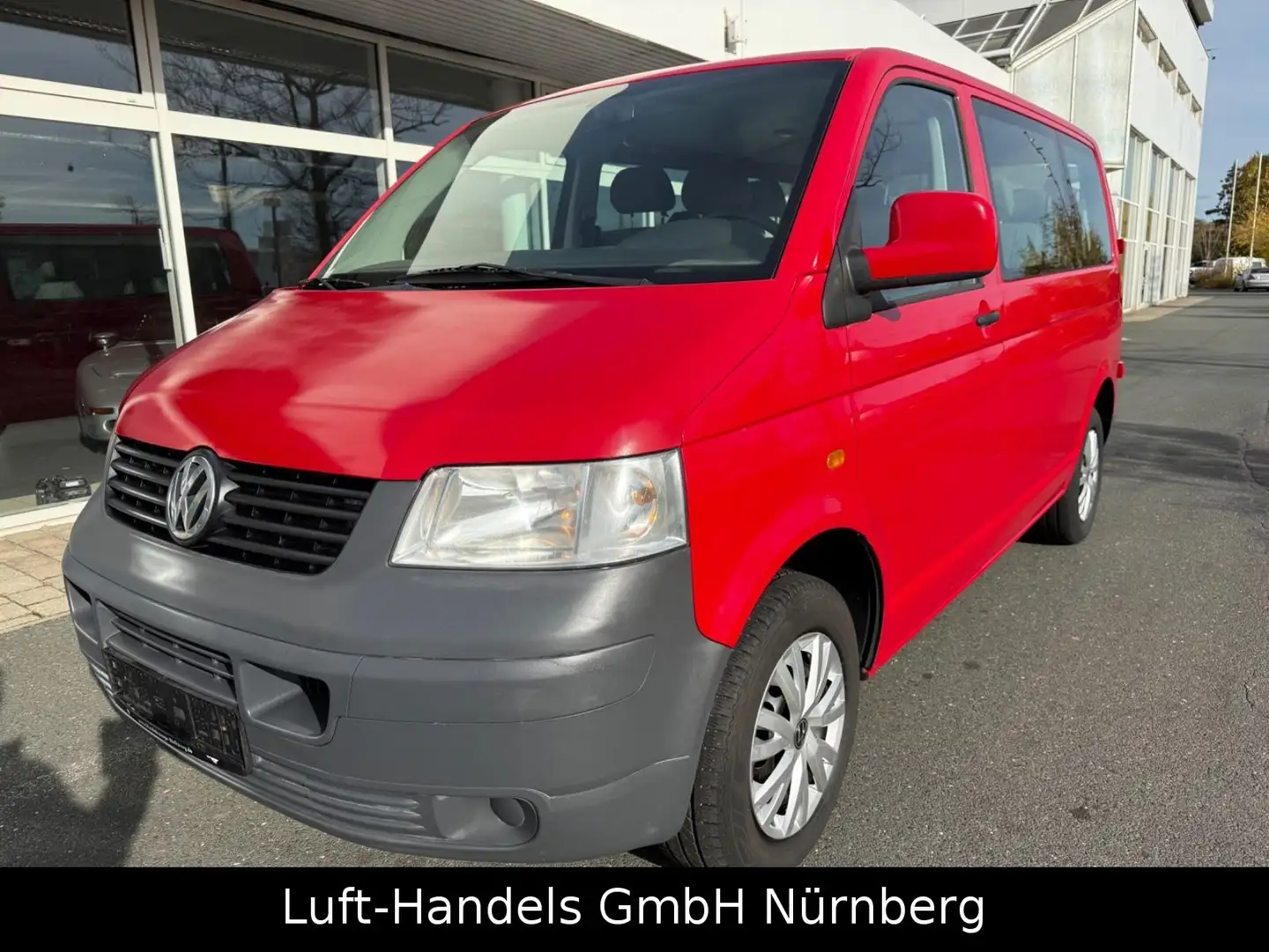 Volkswagen T5 Transporter Kombi 1.9 TDI City 9 Sitze Klima Rot - 1