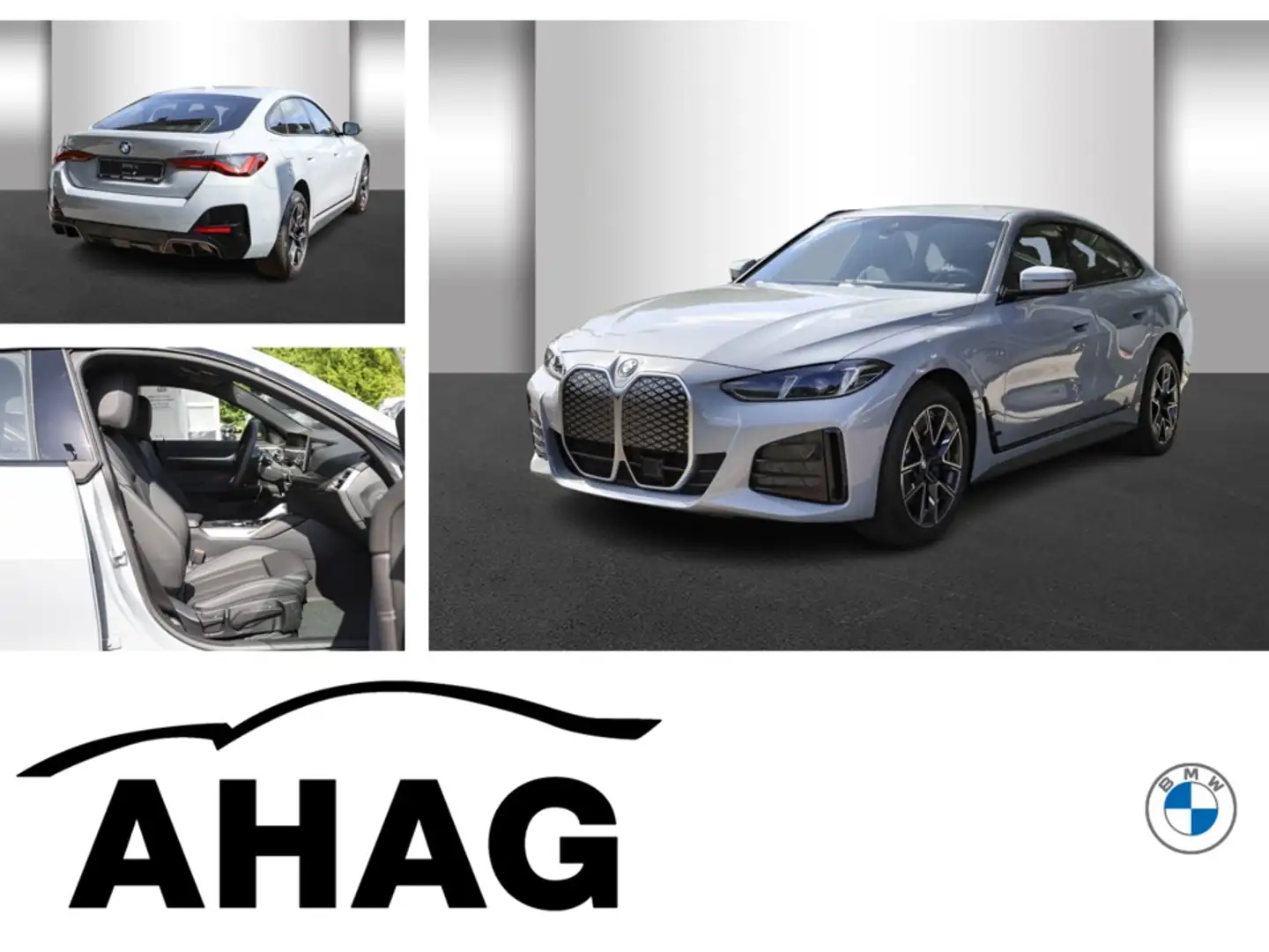 BMW i4 eDrive40 M Sportpaket Innovationsp. Klimaaut. Grau - 1