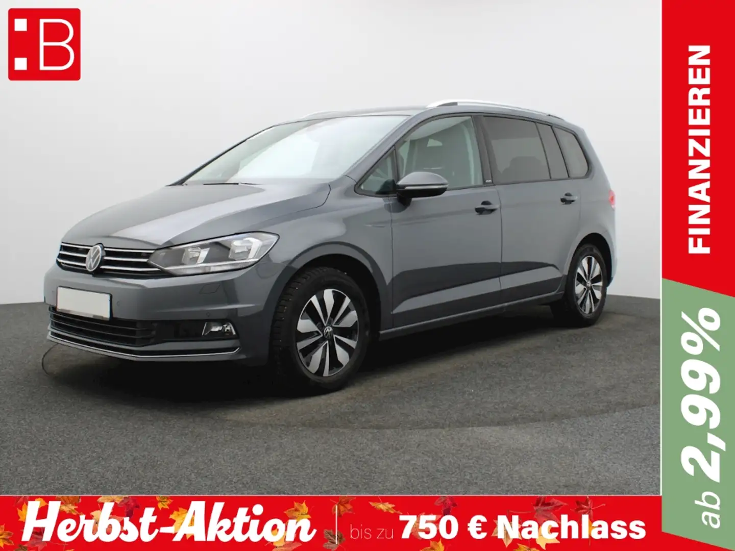 Volkswagen Touran 1.5 TSI DSG Move 7-S. KINDERSITZ KAMERA Grau - 1