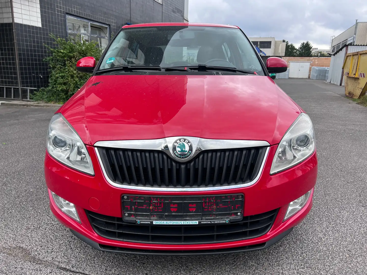Skoda Fabia 1.2 Sitzh Tempo Klimaauto AUX BC ISOFIX el.Fenster Rot - 2