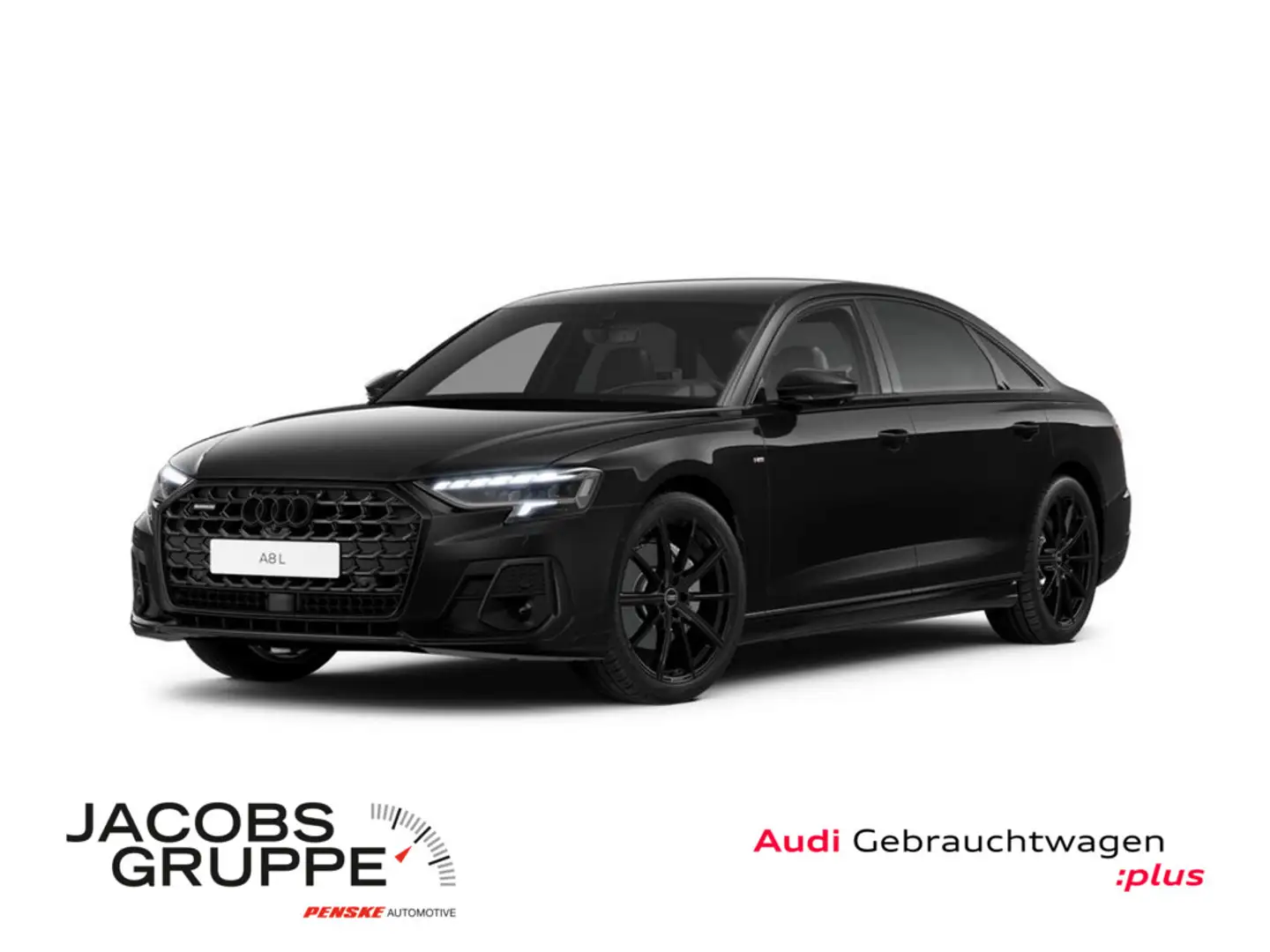 Audi A8 50 TDI L quattro S-Line B&O*TopView*Head-Up* * Noir - 1