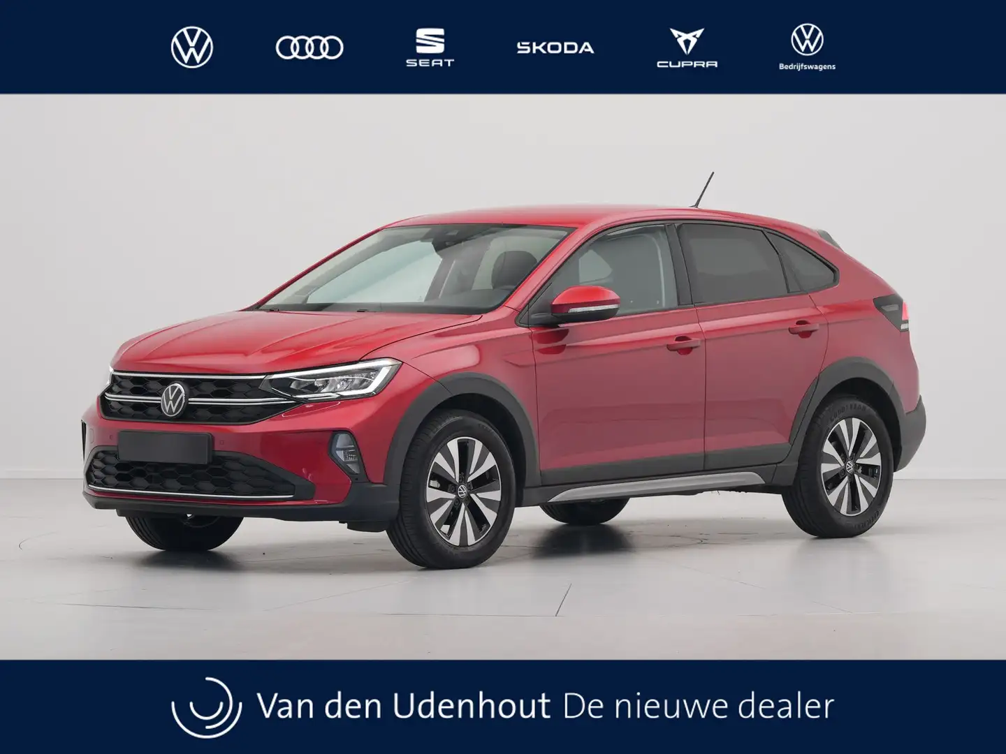 Volkswagen Taigo 1.0 TSI 110pk DSG Life Navi via App Camera Acc Cli Rood - 1