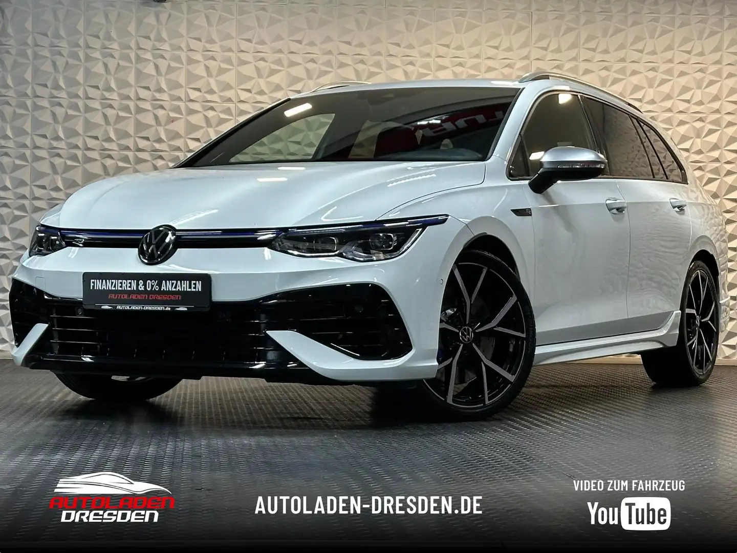 Volkswagen Golf Variant 2.0TSI R 4M* MATRIX#AHK#SHZ#LH#KEYL Blanc - 1