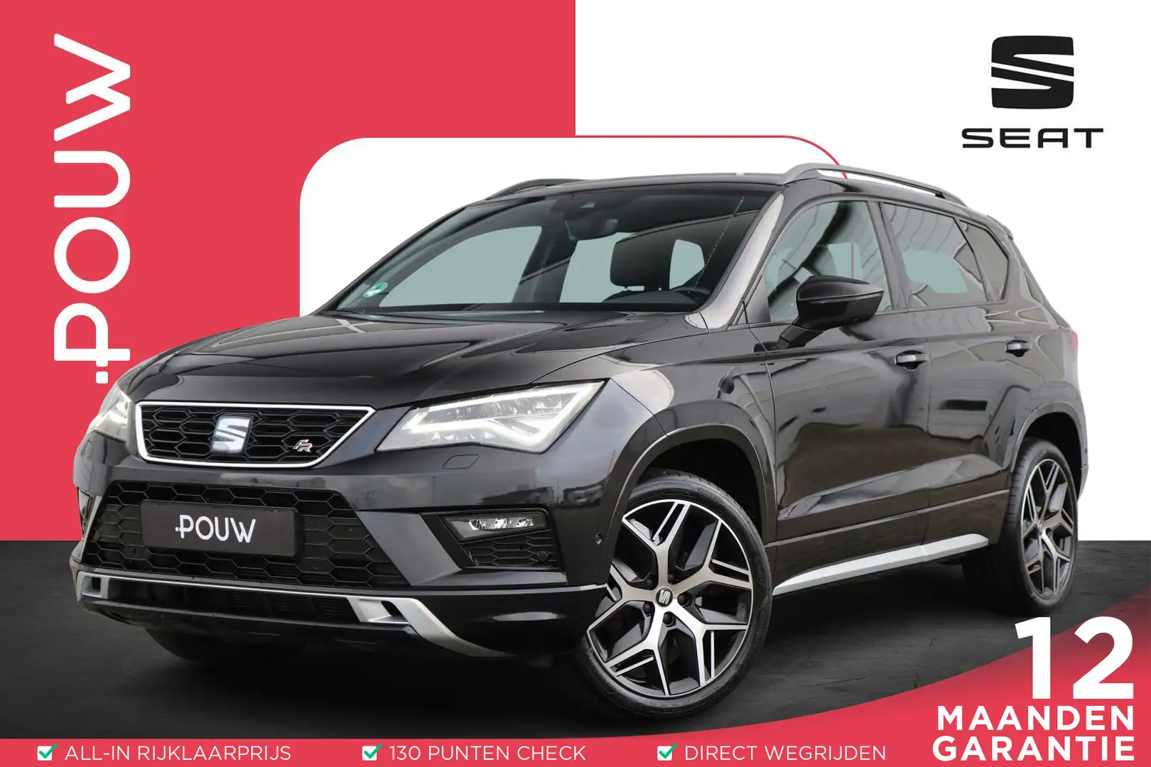 SEAT Ateca 1.5 TSI 150pk DSG FR Business Intense | Trekhaak | Noir - 1