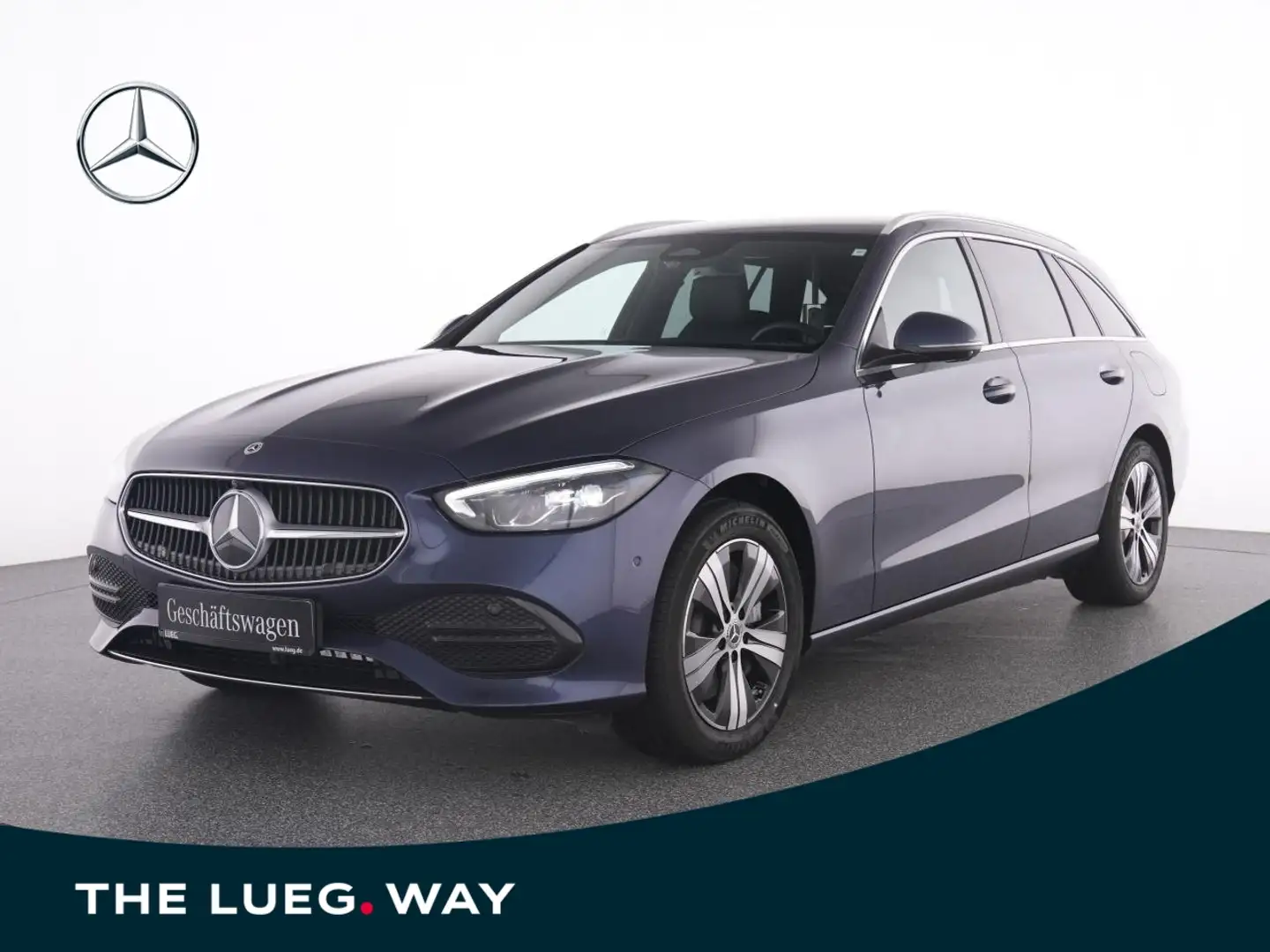 Mercedes-Benz C 300 e T AVANTGARDE+AHK+360°+MEMORY+SOUND+EDW++ Blau - 1