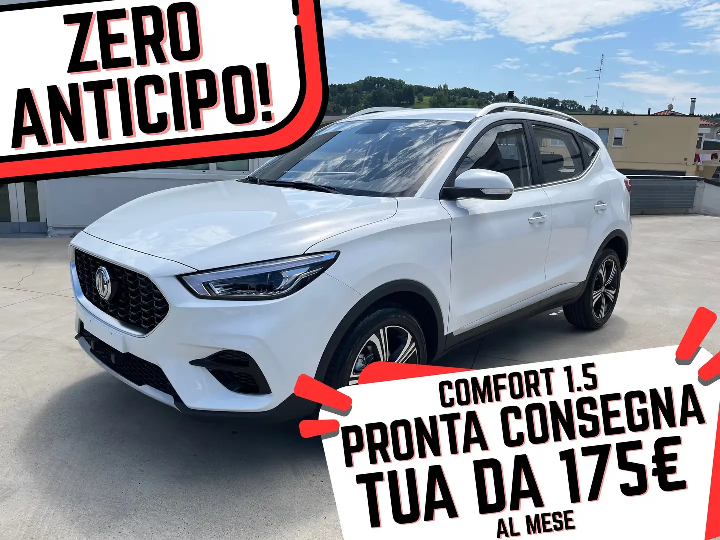 MG ZS 1.5 COMFORT ZERO ANTICIPO TUA CON 175€ AL MESE Bianco - 1