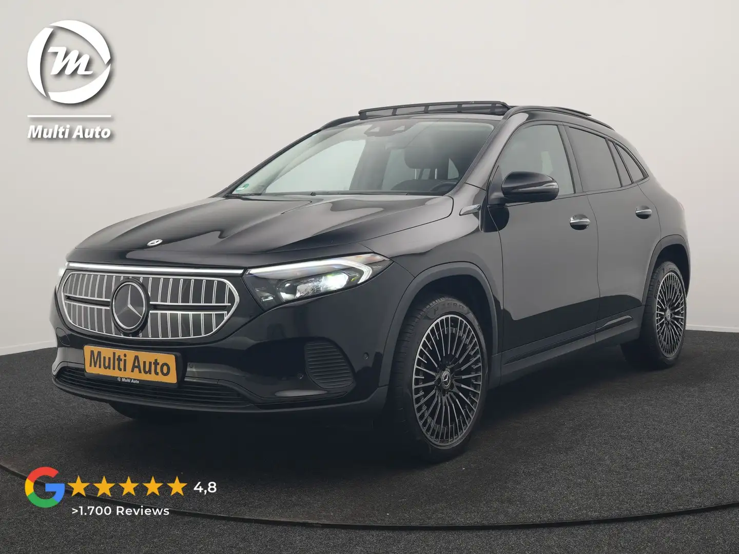 Mercedes-Benz EQA 350 4MATIC Luxury Line 69,7 kWh 292pk Dealer O.H. | Pa Schwarz - 1