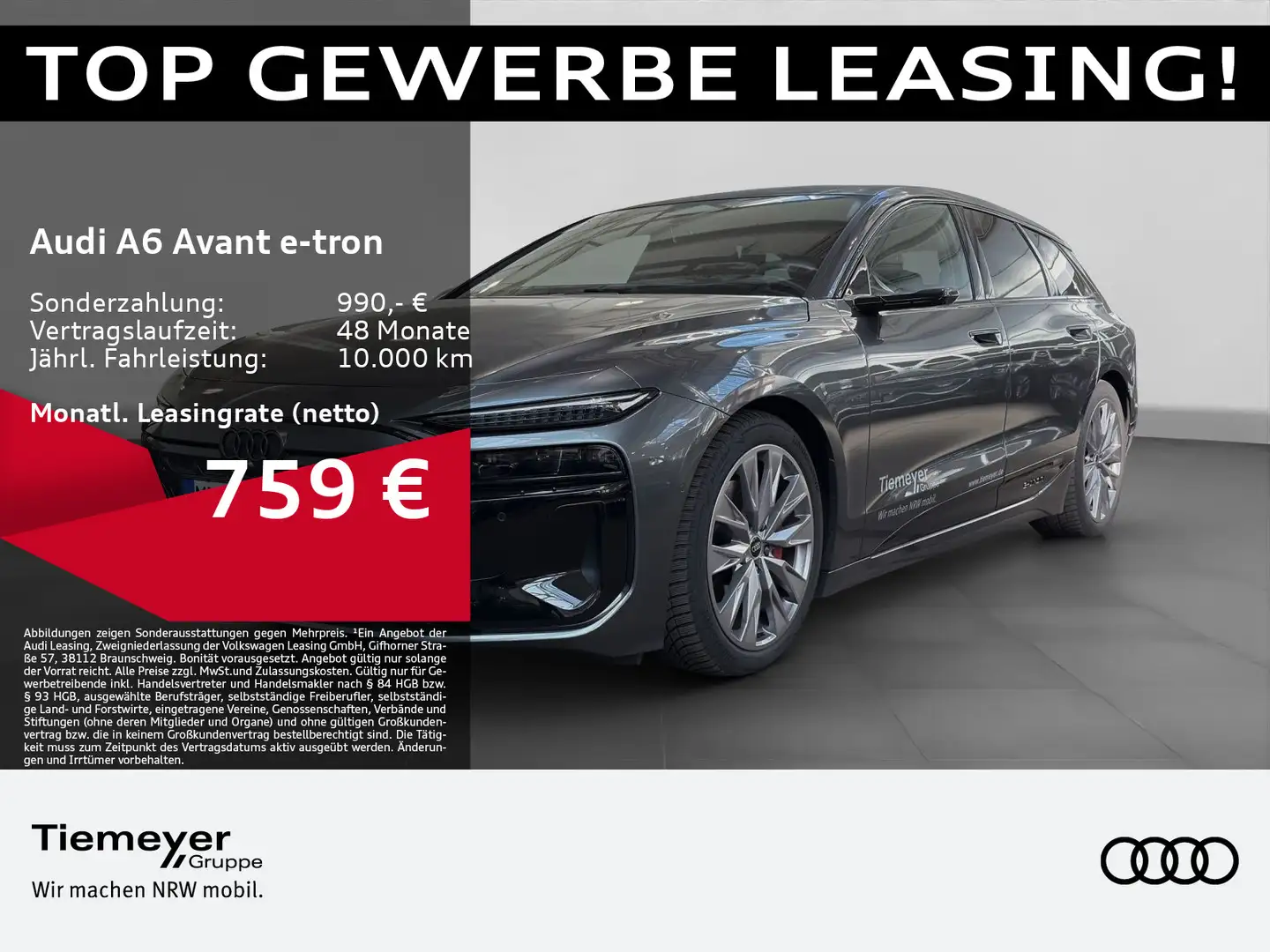 Audi A6 e-tron Avant EDITION ONE GREY BuO LM21 PANO Grau - 1