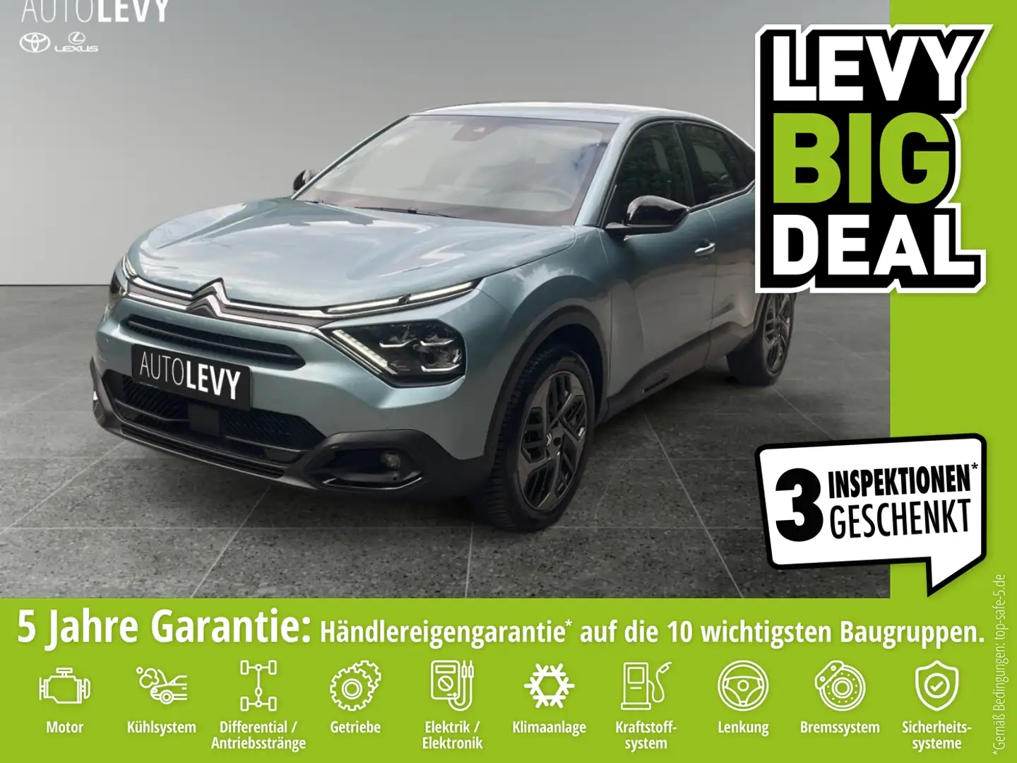 Citroen C4 1.2 PureTech 130 Max 2xKlima AUT DynLicht HUD Blau - 1