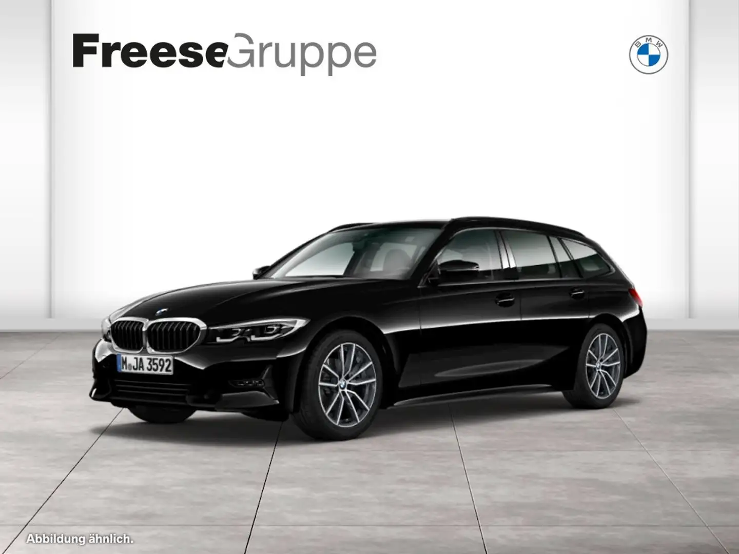 BMW 320 d Touring Sport Line Head-Up HiFi DAB LED Zwart - 1