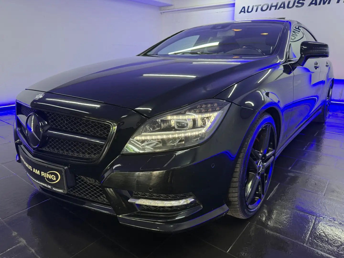 Mercedes-Benz CLS 350 CDI 4Matic AMG H&K STDHZ AIR LED SHD CAM Zwart - 2