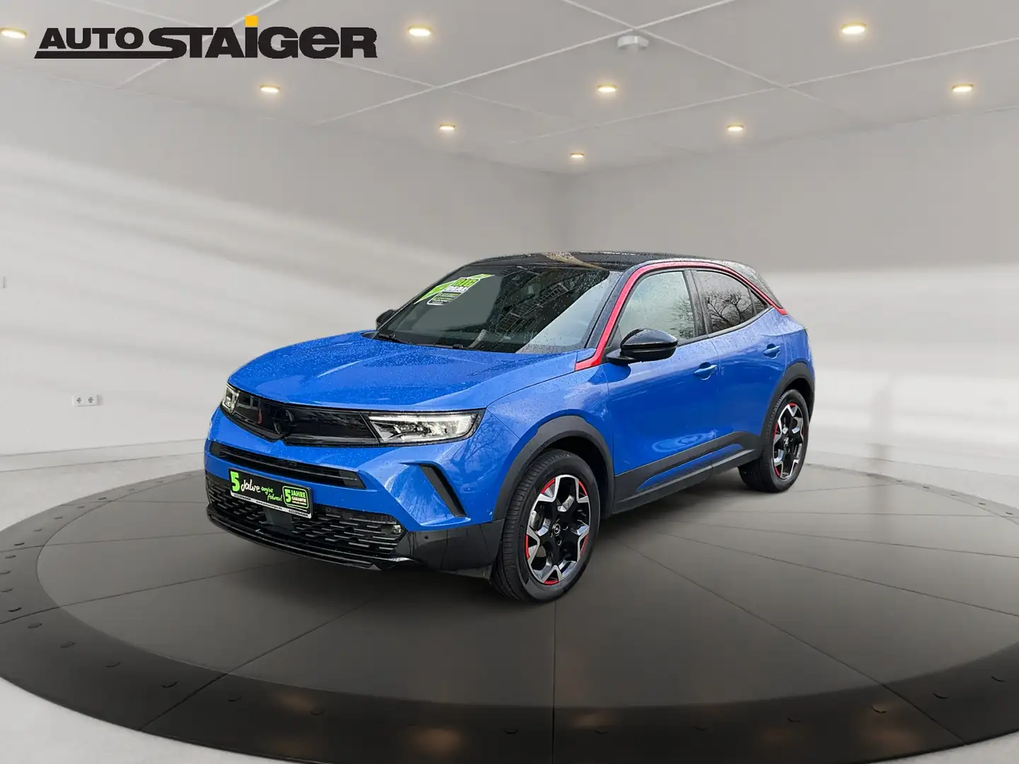 Opel Mokka 1.2 Turbo GS Line Klimaauto Sitzheizung Modrá - 2