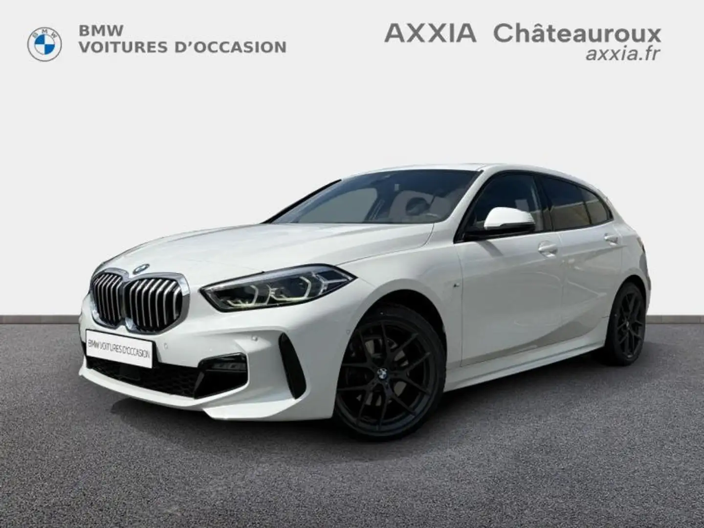 BMW 118 118dA 150ch M Sport 8cv Blanc - 1