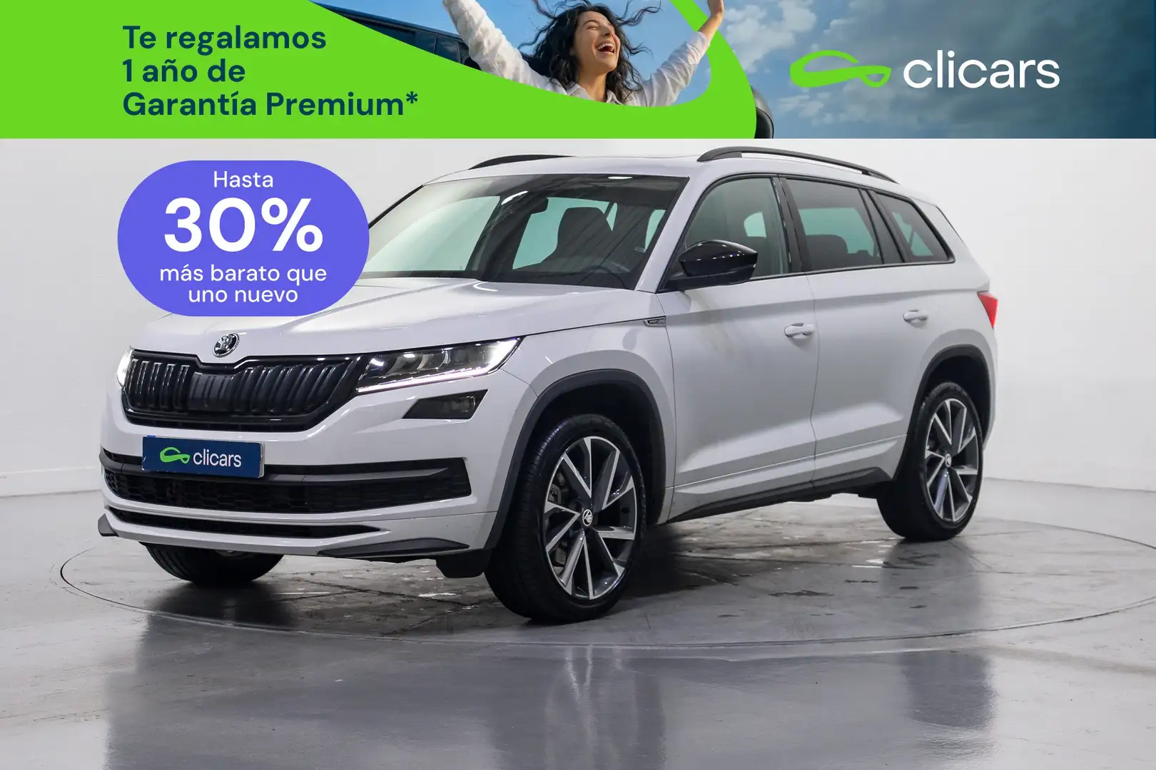 Skoda Kodiaq 2.0TDI AB tech Sportline 4x4 DSG 140kW Blanco - 1