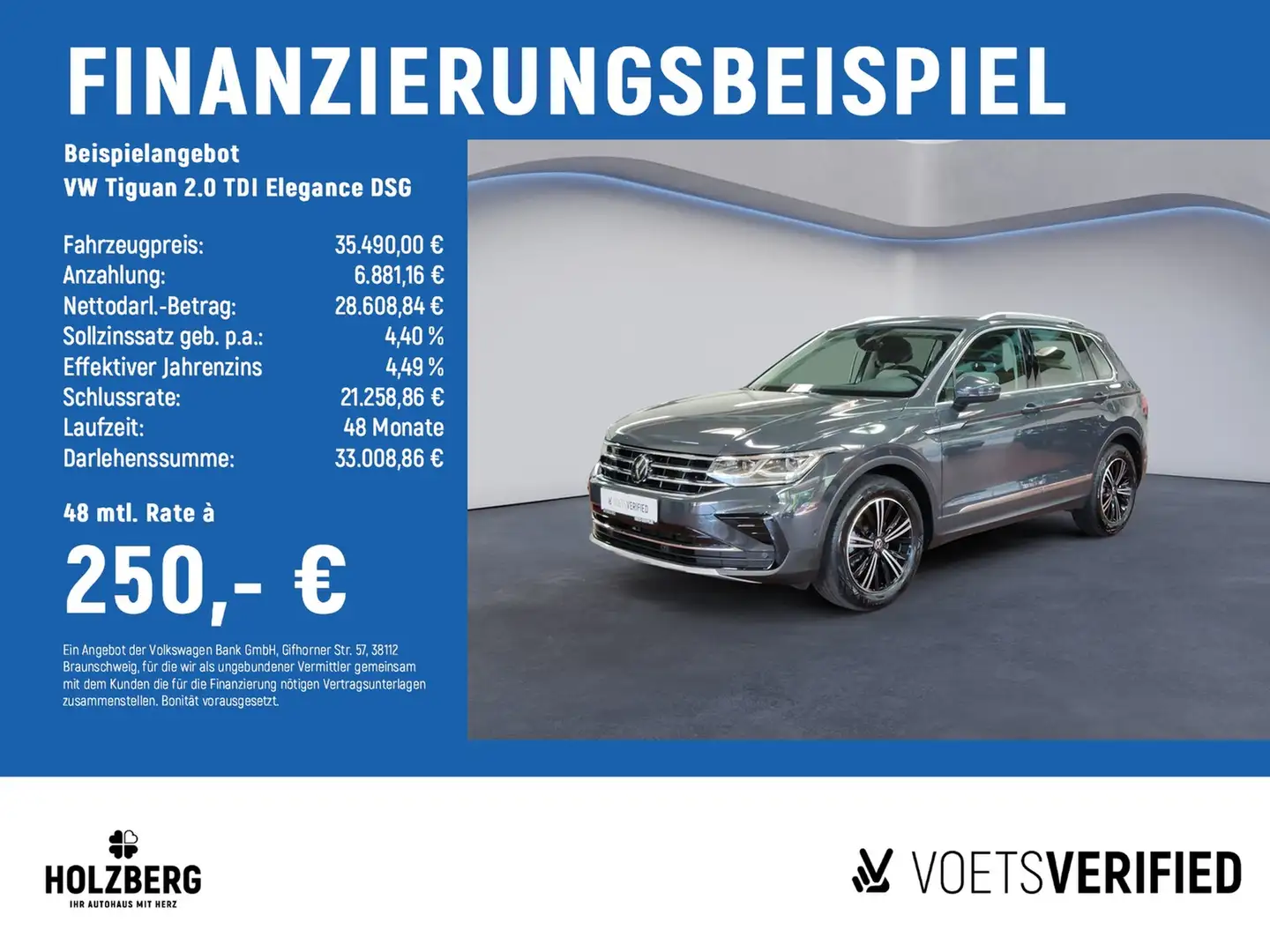 Volkswagen Tiguan 2.0 TDI Elegance DSG PANO+LED-MATRIX Szürke - 2