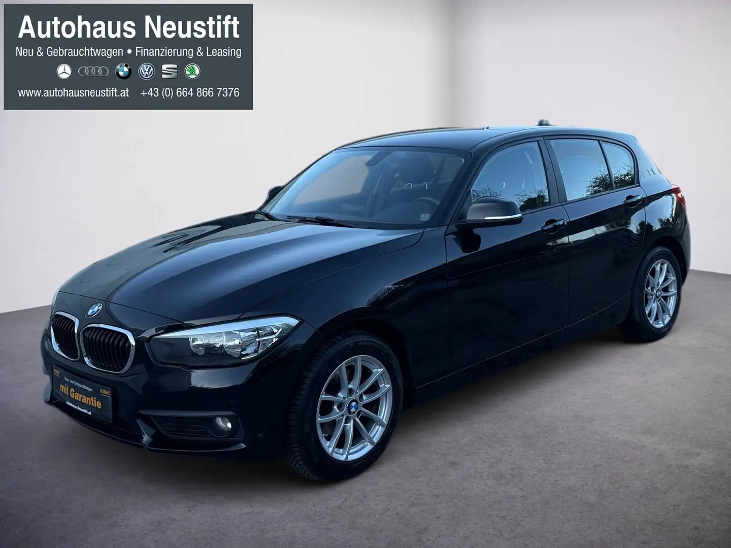 BMW 116 116 d Advantage Aut. | Scheckheftgepflegt | Schwarz - 1