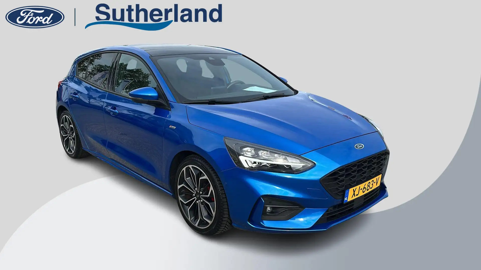 Ford Focus 1.0 EcoBoost ST Line Business 125pk Panorama dak | Bleu - 1