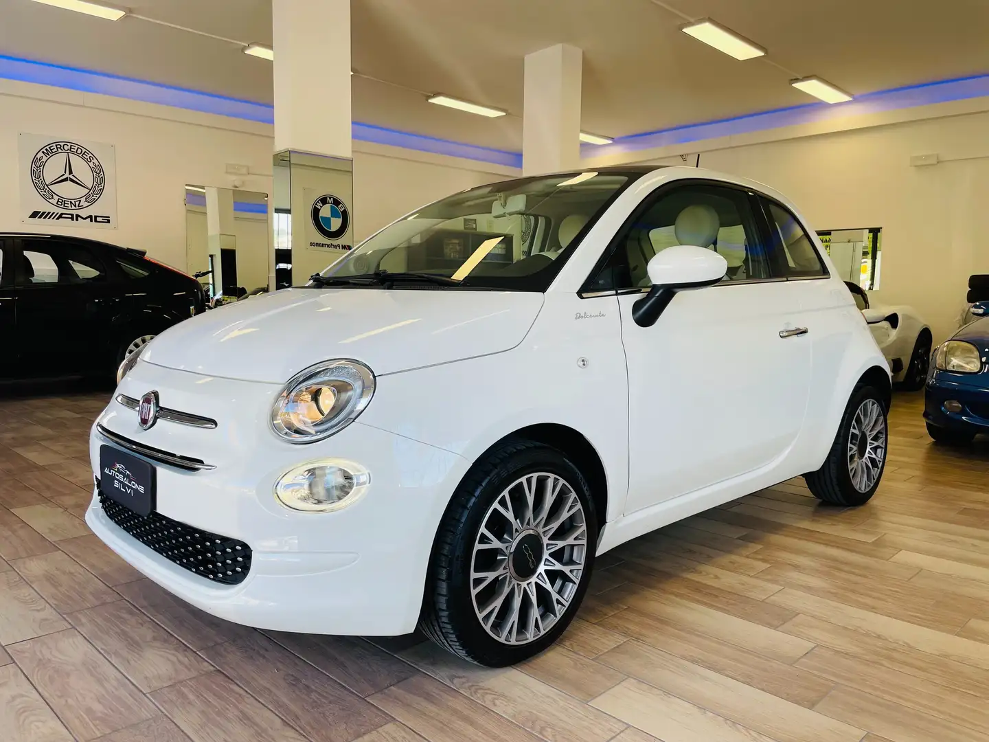 Fiat 500 500 1.2 Lounge s Wit - 1