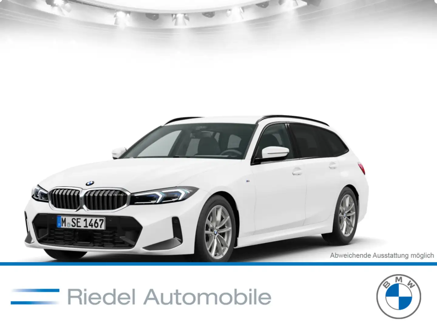 BMW 320 d Touring M Sportpaket AHK adapLED DAPro HiFi Weiß - 1