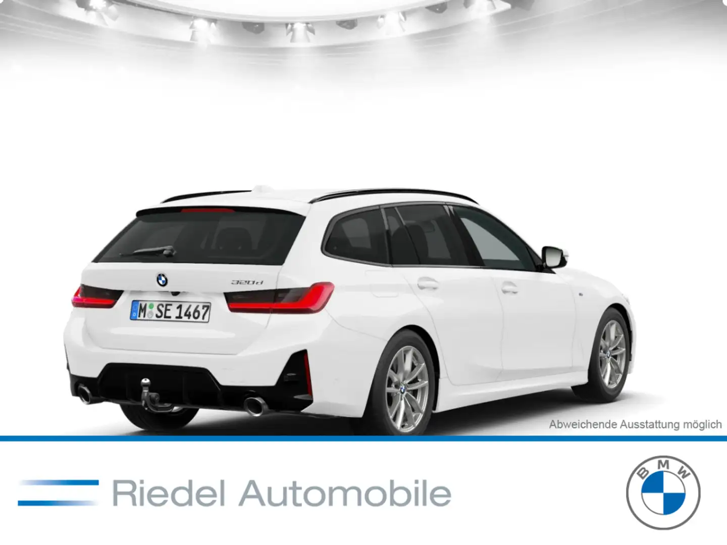 BMW 320 d Touring M Sportpaket AHK adapLED DAPro HiFi Weiß - 2