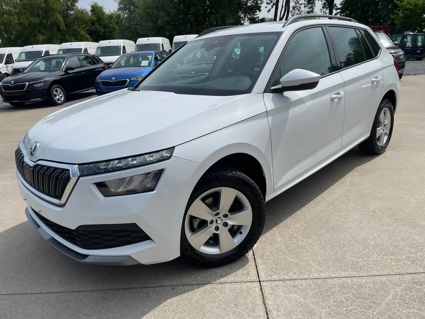 Skoda Kamiq 1.0 TSI Clever DSG - AUTOMAAT + Camera Blanc - 1