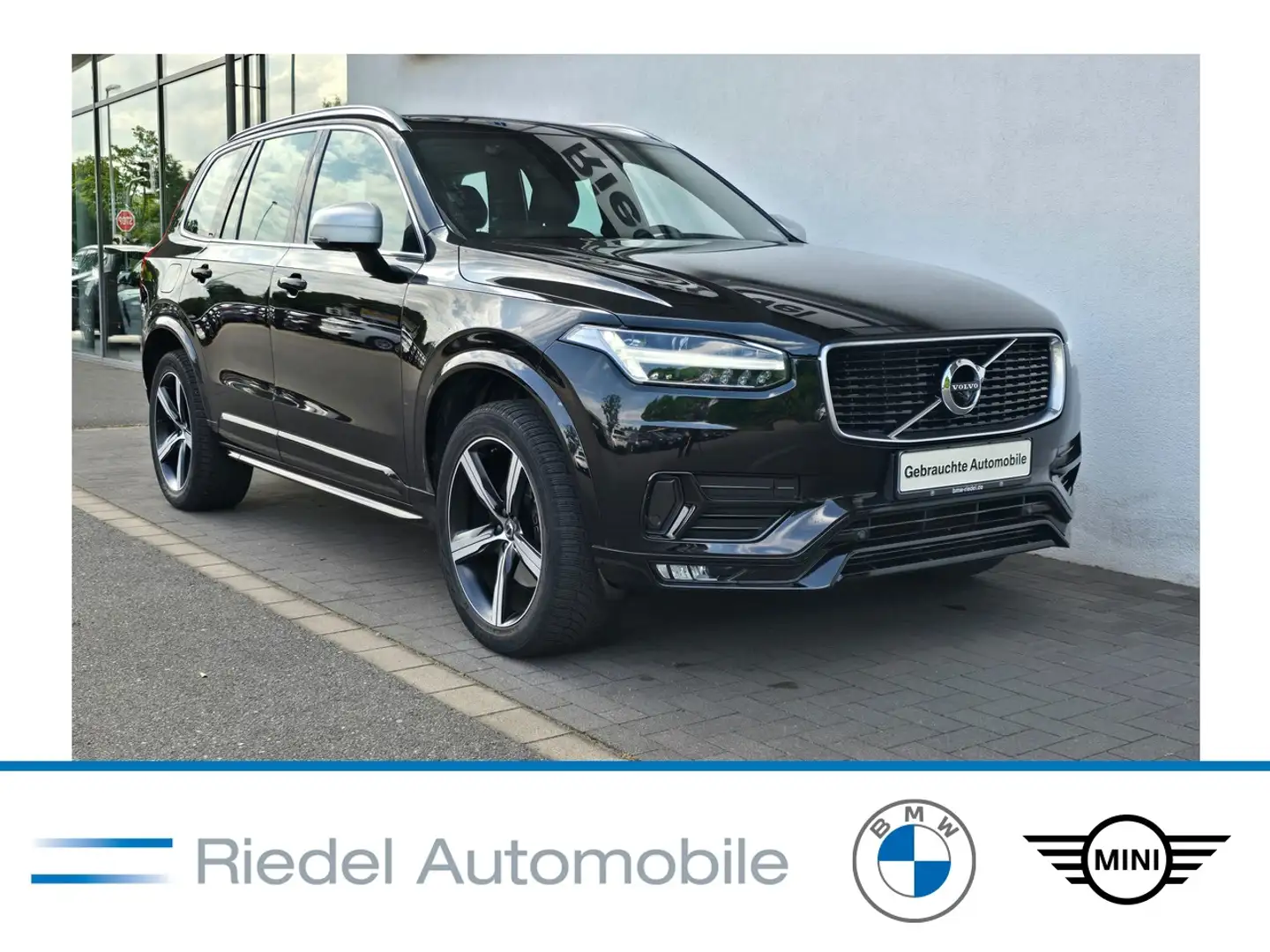 Volvo XC90 D5 AWD Geartronic R-Design Navi*ACC*Alarm* Noir - 1