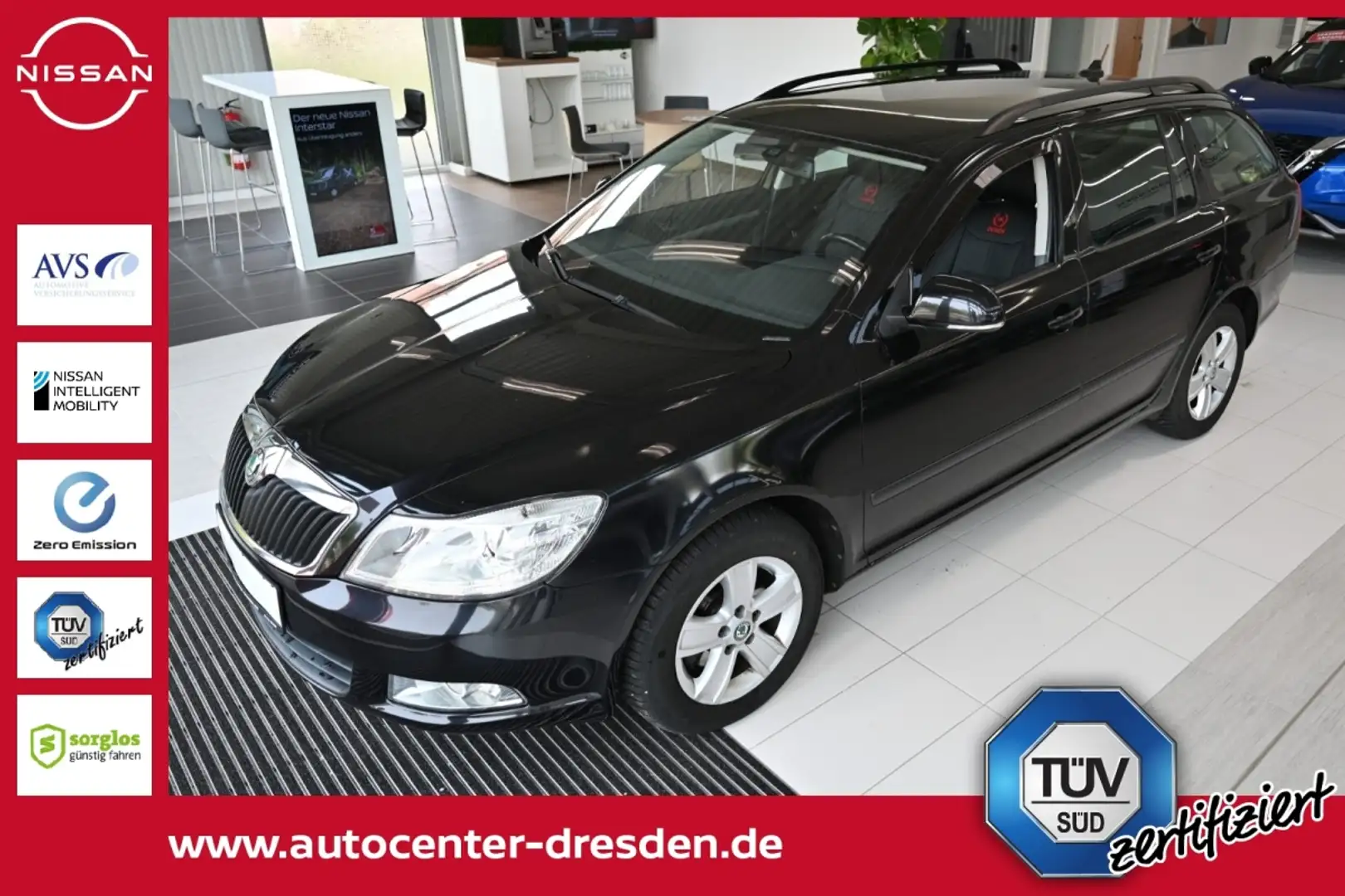 Skoda Octavia Combi 1.6TDI GreenTec Ambition LM PDC ZV Nero - 1
