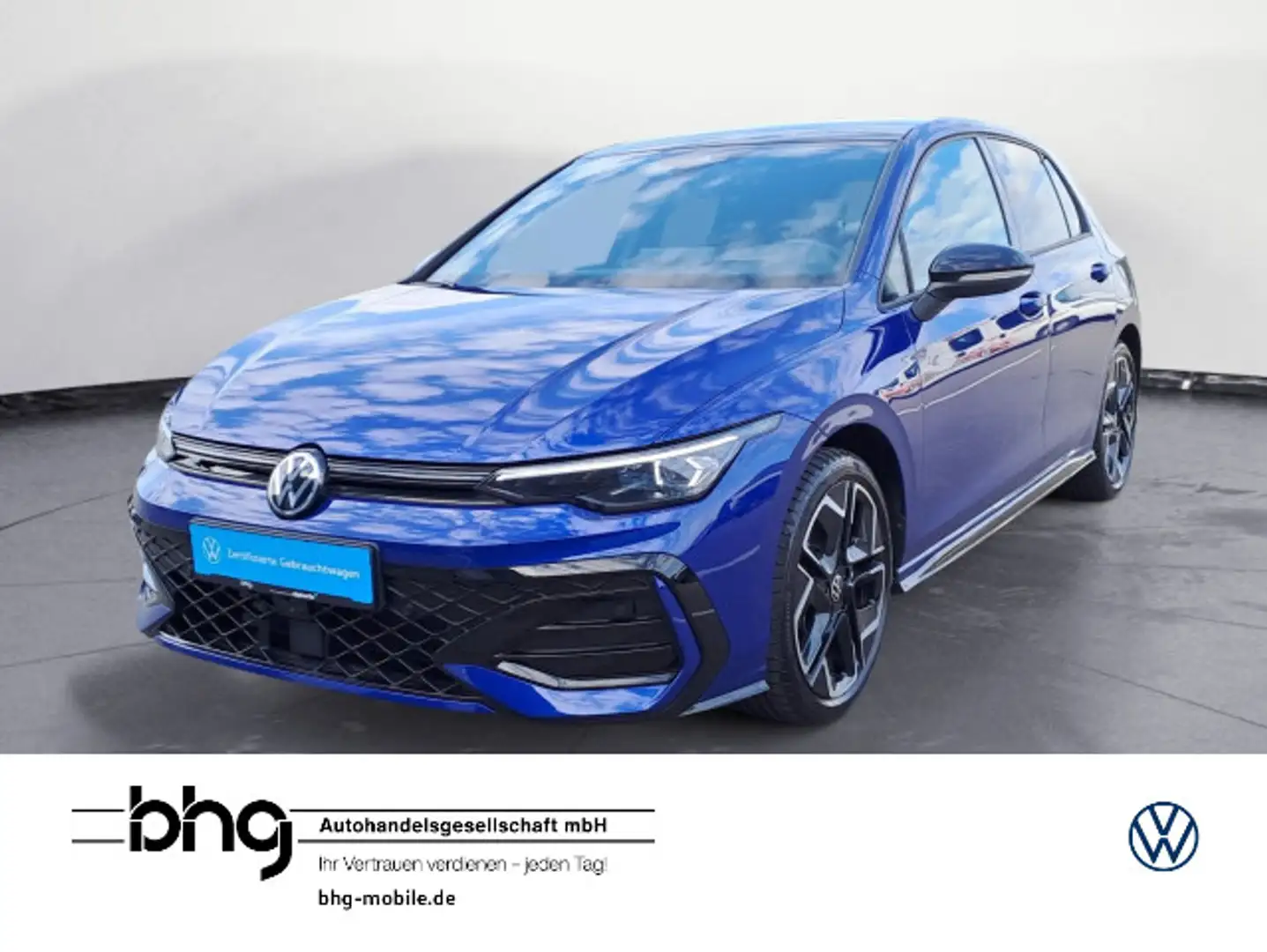 Volkswagen Golf 1.5 eTSI DSG R-Line AHK DCC Pano HUD h/k Blau - 1