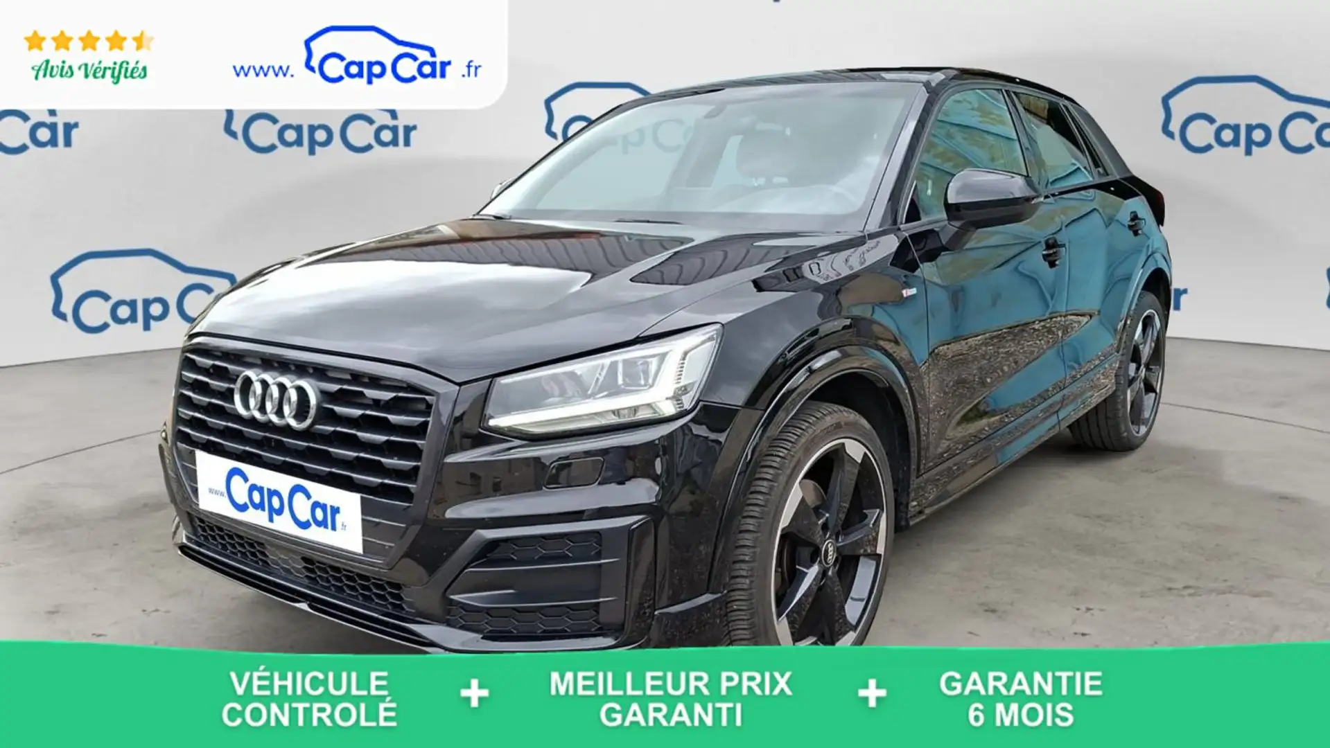Audi Q2 1.5 TFSI 150 S-Tronic7 S line - Automatique Noir - 1
