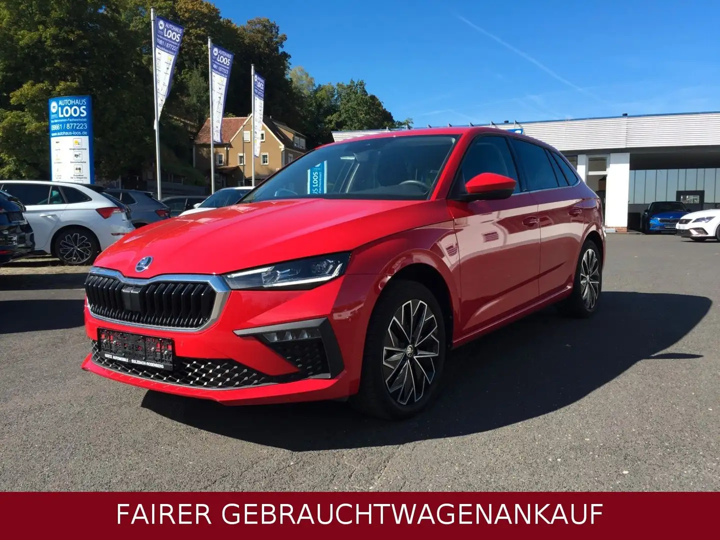 Skoda Scala SCALA TOP SELECTION 115 PS DSG AHK SCHWENKBAR Rot - 1